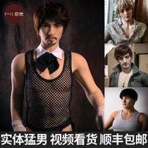 Qishe 175cm star with the same solid silicone doll female fun simulation man hunk husband gay gay