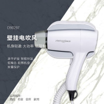 Hotel dedicated hair dryer wall-mounted hotel bathroom air duct bathroom wall hair dryer negative ion hair care