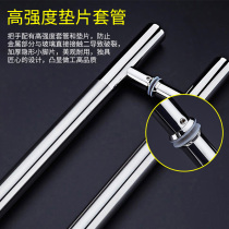 glass door ground spring 220B pull handle without frame door complete with five gold accessories door clip upper and lower clip accessories ground play