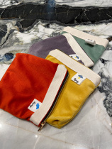 Corduroy color color sanitary napkin storage bag put aunt towel moon bag cotton cloth portable Portable Bag Girl