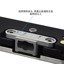 Glass door clamp floor spring frameless tempered glass door Upper small door clamp 304 stainless steel