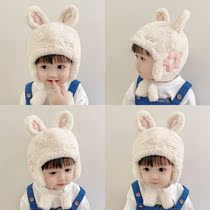 Baby hat autumn and winter mens treasure baby winter boy baby baby plush ear cap fashion warm and lovely