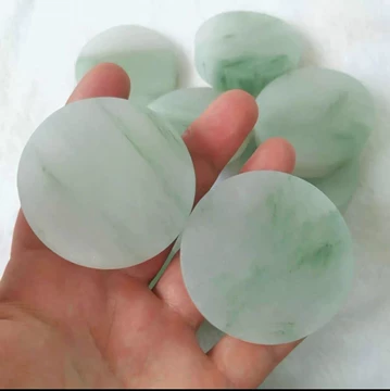 新疆天山翠 雪翠白底青 ヒスイ氷飄花 (内径)圏口54バングル 天然石