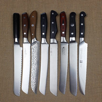 Foreign trade export Yudan stainless steel cutting bread knife Household serrated knife Baking cake knife Toast cutting bread knife