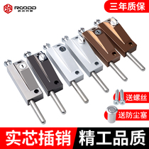 ROODD revolving door latch lock ground insert spring latch frame aluminum alloy glass door wooden door floor latch lock