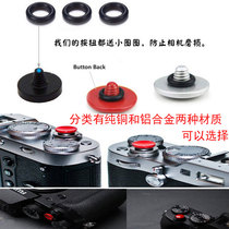 Suitable for Sony Leica Fuji copper shutter button anti-off camera key screw cap accessories XE3 XT20