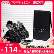 Langyan makeup brush bag Professional makeup artist storage bag dust-proof can be carried out with makeup makeup bag large capacity