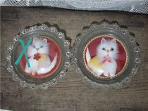 80 s Lantern Pearl plate Cat Watch Plate 2