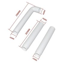 Water tank flushing bucket toilet drain pipe drain pipe squatting toilet squatting pitting device water tank toilet outlet pipe Flushing