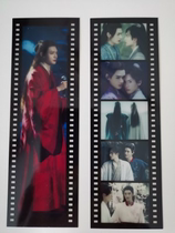 Movie perimeter custom translucent film Xiao Zan Wang Yibo fan star support card bookmark Valentines Day gift