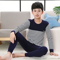 Girls autumn clothes and trousers cotton Lycra spring autumn thin girls autumn winter pajamas childrens underwear set