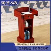 Desk shopping guide oath desk reception desk hotel desk host platform simple small restaurant podium registration desk