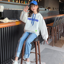 Girl Sweatshirt Spring Autumn Nets Red Bursting Street 2022 New white childrens blouses CUHK childrens spring clothes