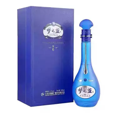 夢之藍　梦之蓝　    中国　白酒        M6+  52% 550ml Amazon.co.jp: 夢之藍 M6+ 52度 550ml □洋河大曲の幻の白酒15年