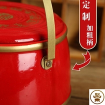 Sun barrel wedding supplies single festive solid wood festive early birth noble son wedding wedding room decoration bride