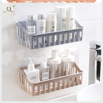 Bathroom incognito small paste wall hanging basket storage kitchen and bathroom shelf Wall bathroom wall storage basket