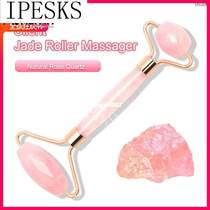 Rose Quartz Jade Roller Massage Facial Massager Machine Face