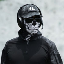 Welding protective cover welder anti-baking face artifact Summer riding ice silk scarf welding full face drifting sunscreen mask