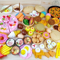 Kindergarten Small Class Dolls Home Placement Materials Corner Color Play Gourmet Regional Imitation Real Beauty Food Game Small Eating Shop