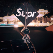 Astronauts car rearview mirror pendant in car Astronauts On-board Creative Pendant Hanging Decorations Adornment Trend