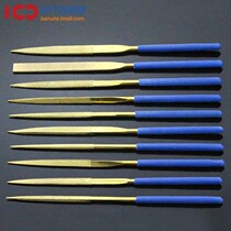 Titanium-plated file electroplated diamond file glass Jade Jade flat file half-round File File set