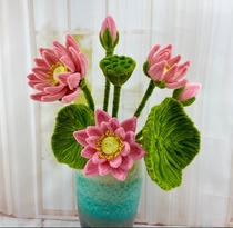 Twisted stick lotus material package handmade DIY