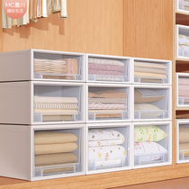 Containing box Home Containing Clothing Transparent Finishing Box of Layered Theorizer Wardrobe-Wardrobe Drawer