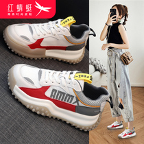 Red Dragonfly daddy shoes female spring and autumn mesh breathable 2021 new explosive Joker ins tide sneakers