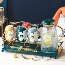 Creative ceramic mug suit modern minimalist light and luxurious water glass set cup tea tea tea set Water set gift Gift