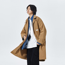 PSO Brand Xu Xinchi with long knee coat men loose trend handsome windbreaker casual coat