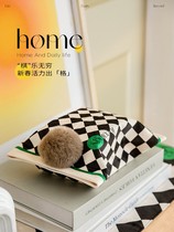 Van Store Chessboard Plaid Tissue Paper Drawing Cloth Art Paper Towel Box Decorated Paper Towels Cover Office Living Room Home Car