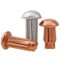 Sign rivets Solid rivets Iron brand accessories Board logo Metal trademark spot expansion fixed motor copper