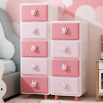 Childrens toy containing box drawer-type plastic snacks storage cabinet Home clothes Clothing Finishing Box Lockers