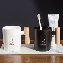 Mouthwash cup Home Jane about toothbrushing cup lovers a pair of toothbrush cup suits Creative portable tooth-cylinder tooth barrel