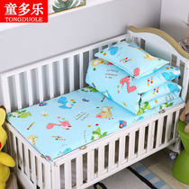 Kindergarten Quilt Three Sets Clip Cotton Pure Cotton Bed Bedding Childrens Bed Kit Six Pieces With Core Afternoon Nap Bedding
