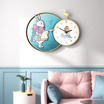 British Museum co-name Alice clock wall clock living room simple modern light luxury creative decorative clock