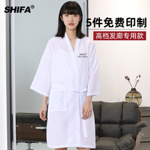 Beauty hairdresser robe Barber Shop Customer Service haircut cloth hot dyed kimono high-grade tide breathable waterproof hair clothes