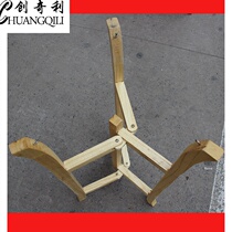 Beijing drum bracket solid Chunmu Beijing drum shelf Peking opera drum rack folding board drum frame tripod bracket
