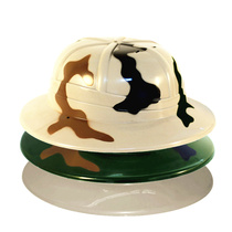 Plastic toy child safety helmet child light full helmet fire police props hat Vietnamese soldier French