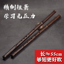 Zizhu short flute short hole Xiao musical instrument beginner small 8 holes suitable for girls children small hand introduction beginner major