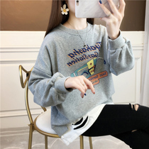 Pregnant woman Spring and autumn style suit 2021 new weaters out of fashion Fashion Easy loose Korean version Undershirt Spring Dress Big Code Blouse