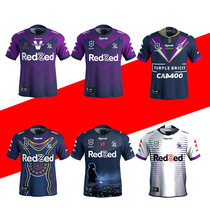 20 Melbourne ANZ Commemorative Edition Home and Away Rugby Clothes Melbourne Storm Rugby