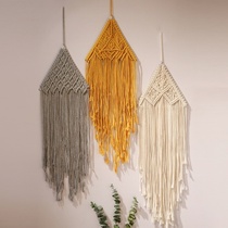 New woven cotton thread catcher dream net pendant ins handmade wind chimes home furnishings crafts gifts Nordic handmade