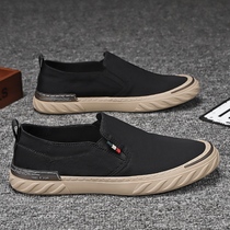 Mens shoes Summer 2022 new Korean version 100 hitch sports casual board shoes Mens breathable One foot pedal sloth sails shoes