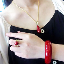 Shouyou (Qingbao)-Crystal tourmaline South Red Agate and Tian Yuwenplay comfortable beeswax