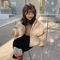 Girls winter down clothing Childrens installation accounting Han Fan Yangqi Baby 2021 winter clothes new bread to serve short