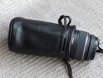 Handmade sheep - leather customization suitable for micro - single lens bag lens bag lens camera protective sleeve
