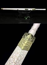 Longquan integrated with eight faces Han sword real sword town mansion knife sword metal Baojian sword cutter body-proof cold weapon unopened