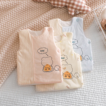 Newborn baby waistcoat Waistcoat Autumn Winter Warm 0-1-year-old baby Camshoulder infant Waistcoat Wear