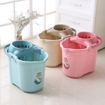 Mop Bucket With Wheels Mop Bucket Drawable Old Squeeze Mop Plastic Wound Dry Bucket Dry Cleaning mop o